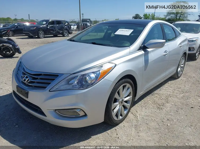 2013 Hyundai Azera VIN: KMHFH4JG2DA326562 Lot: 45052857