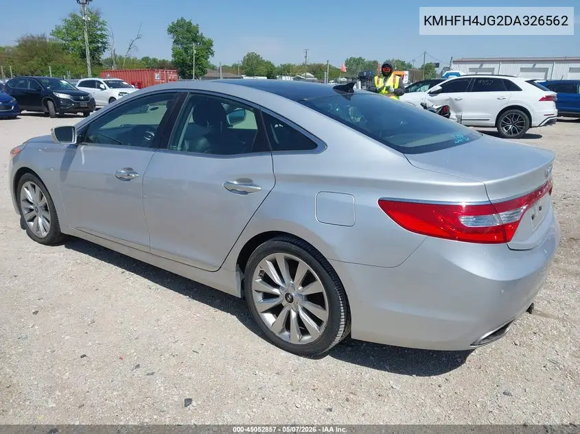 2013 Hyundai Azera VIN: KMHFH4JG2DA326562 Lot: 45052857
