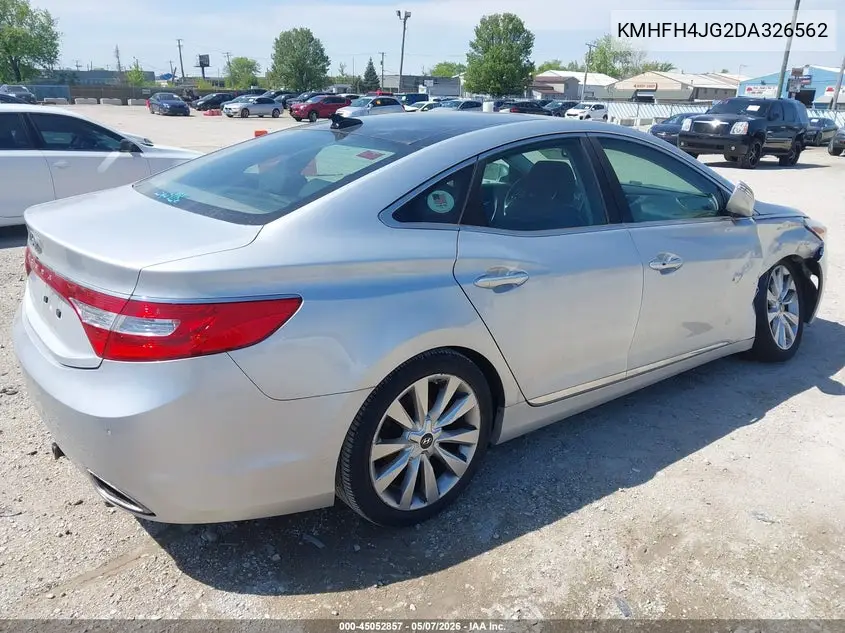 2013 Hyundai Azera VIN: KMHFH4JG2DA326562 Lot: 45052857