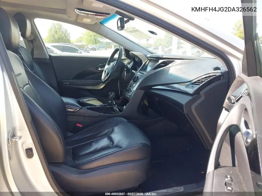 2013 Hyundai Azera VIN: KMHFH4JG2DA326562 Lot: 45052857