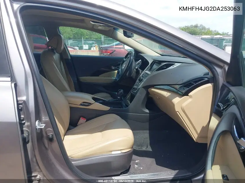 2013 Hyundai Azera VIN: KMHFH4JG2DA253063 Lot: 45118794