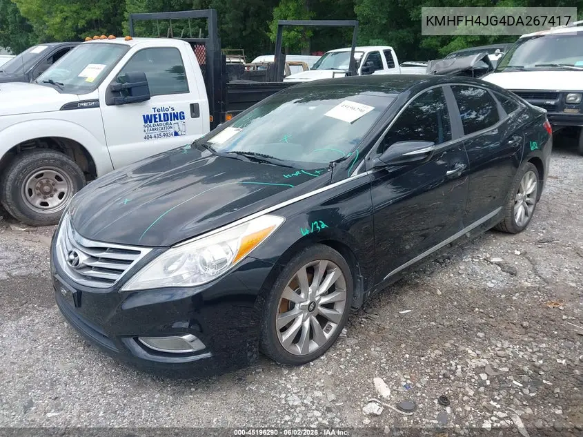 2013 Hyundai Azera VIN: KMHFH4JG4DA267417 Lot: 45196290