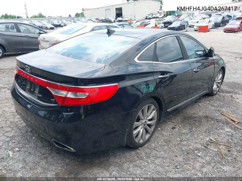 2013 Hyundai Azera VIN: KMHFH4JG4DA267417 Lot: 45196290