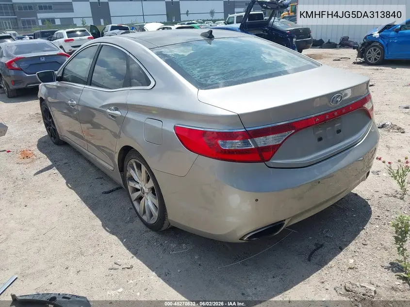 2013 Hyundai Azera VIN: KMHFH4JG5DA313840 Lot: 45270832