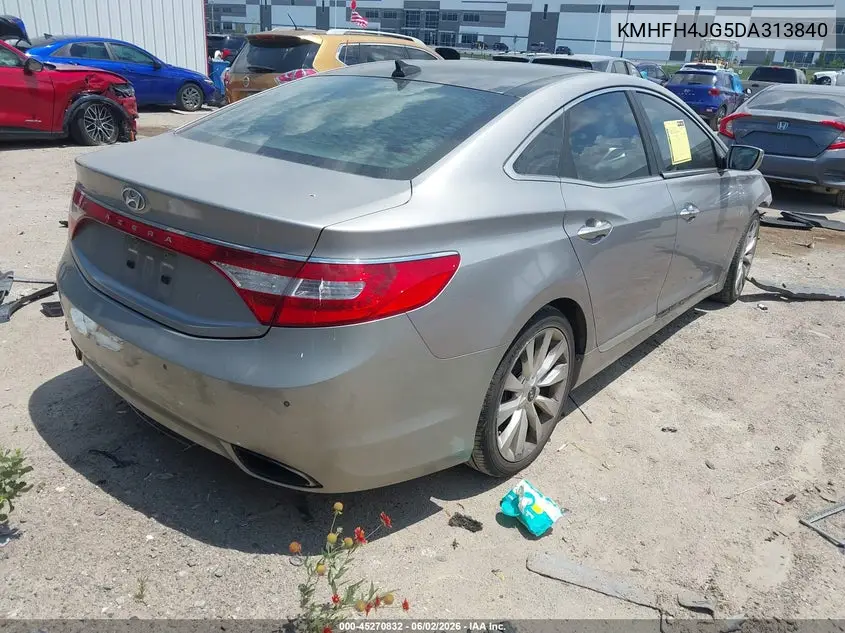 2013 Hyundai Azera VIN: KMHFH4JG5DA313840 Lot: 45270832
