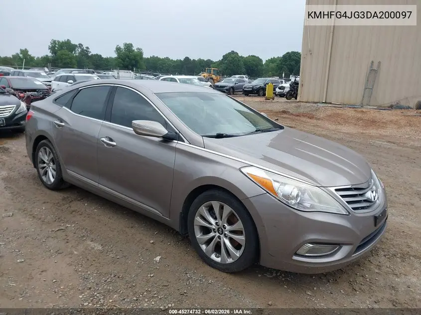 2013 Hyundai Azera VIN: KMHFG4JG3DA200097 Lot: 45274732