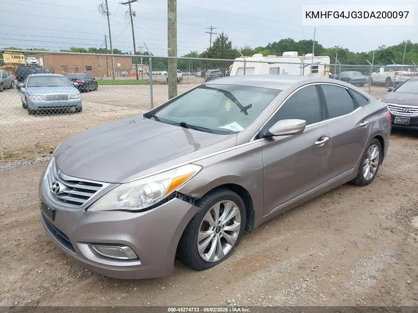 2013 Hyundai Azera VIN: KMHFG4JG3DA200097 Lot: 45274732