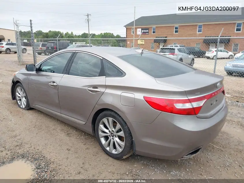2013 Hyundai Azera VIN: KMHFG4JG3DA200097 Lot: 45274732