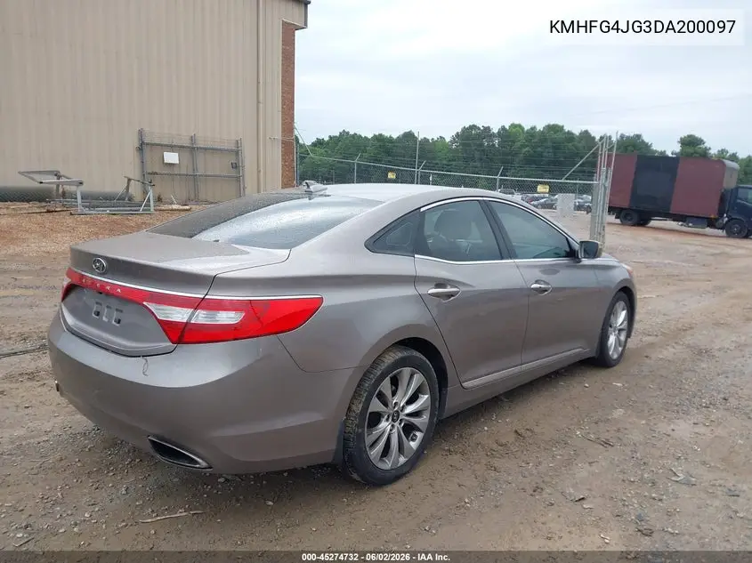 2013 Hyundai Azera VIN: KMHFG4JG3DA200097 Lot: 45274732