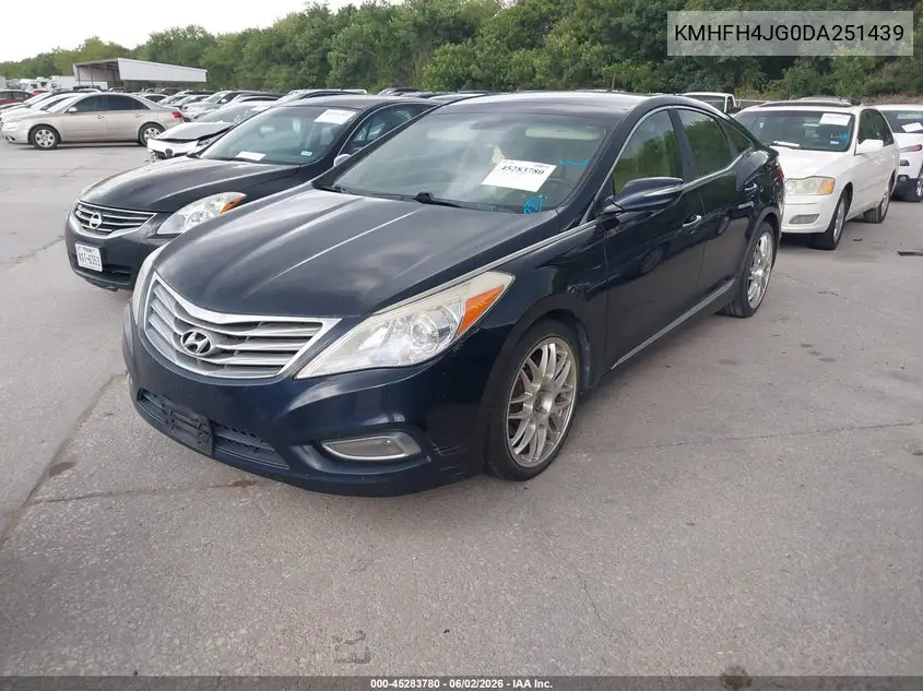2013 Hyundai Azera VIN: KMHFH4JG0DA251439 Lot: 45283780
