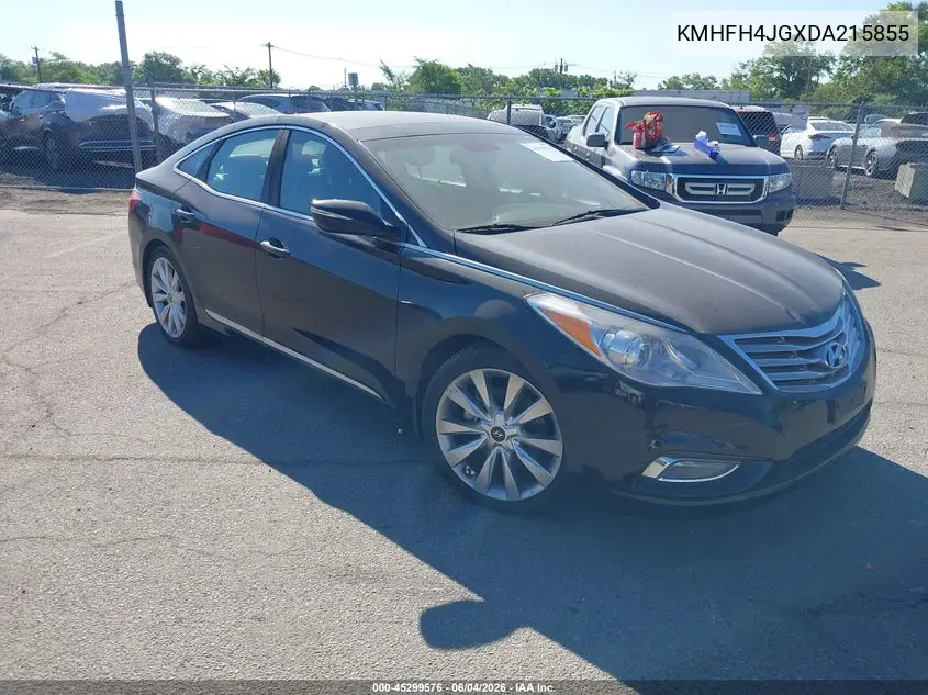 2013 Hyundai Azera VIN: KMHFH4JGXDA215855 Lot: 45299576