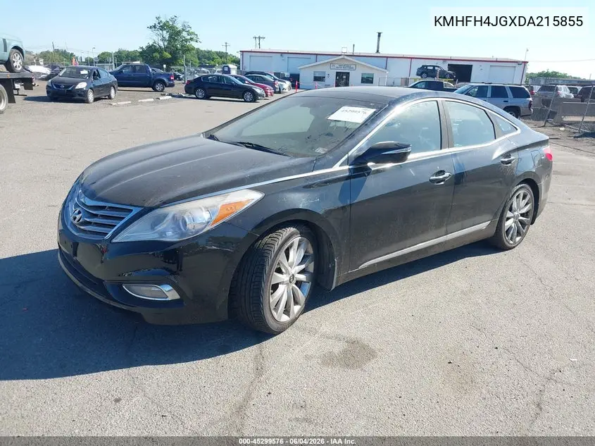 2013 Hyundai Azera VIN: KMHFH4JGXDA215855 Lot: 45299576