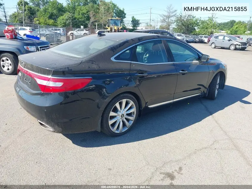 2013 Hyundai Azera VIN: KMHFH4JGXDA215855 Lot: 45299576