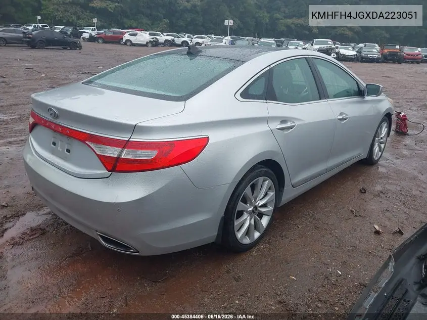 2013 Hyundai Azera VIN: KMHFH4JGXDA223051 Lot: 45384406