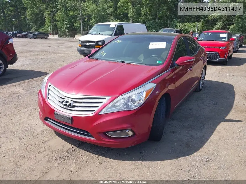 2013 Hyundai Azera VIN: KMHFH4JG8DA311497 Lot: 45529799