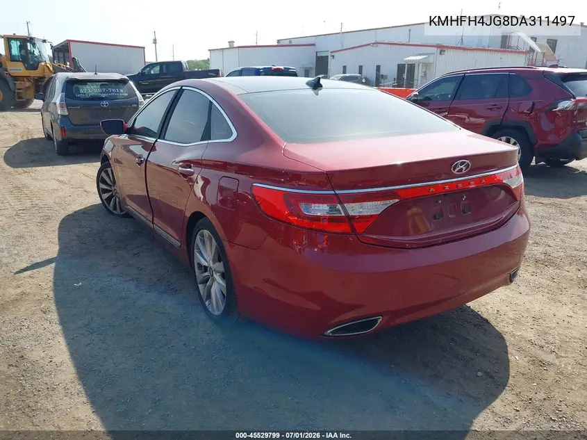2013 Hyundai Azera VIN: KMHFH4JG8DA311497 Lot: 45529799