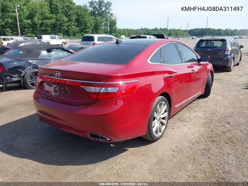 2013 Hyundai Azera VIN: KMHFH4JG8DA311497 Lot: 45529799