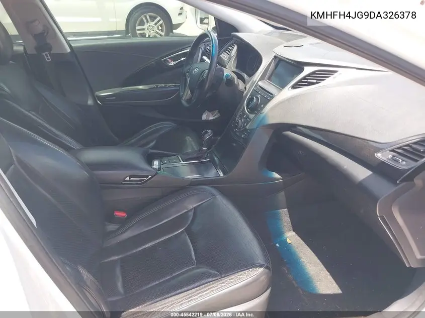 2013 Hyundai Azera VIN: KMHFH4JG9DA326378 Lot: 45542219
