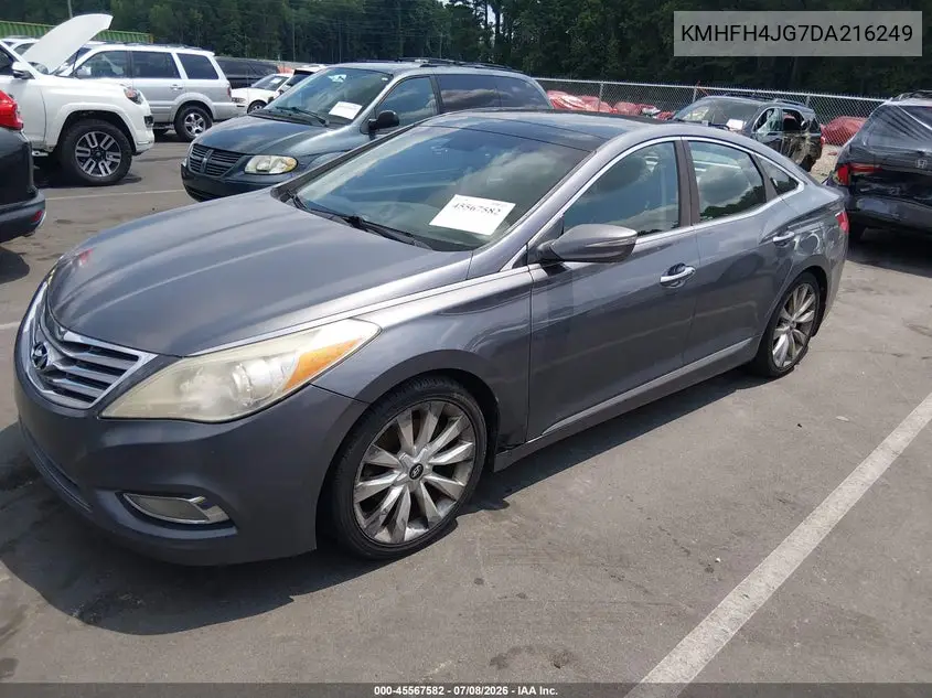 2013 Hyundai Azera VIN: KMHFH4JG7DA216249 Lot: 45567582