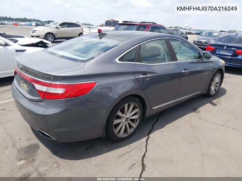 2013 Hyundai Azera VIN: KMHFH4JG7DA216249 Lot: 45567582
