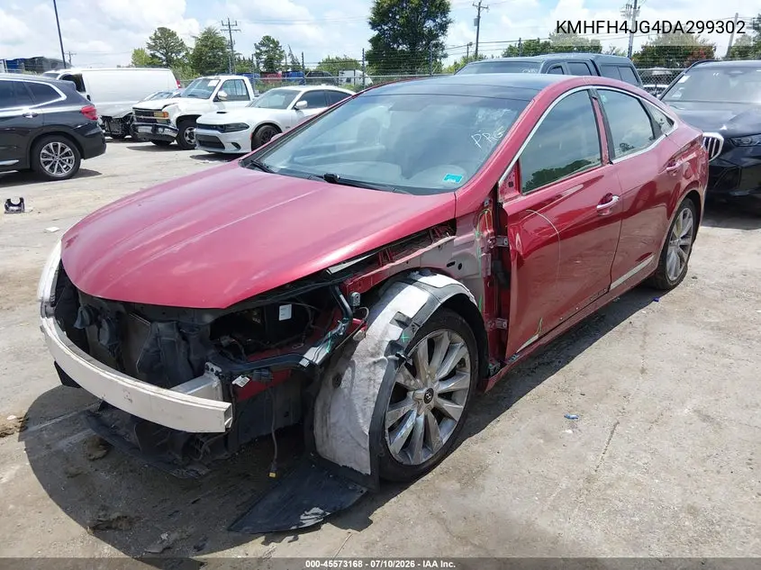 2013 Hyundai Azera VIN: KMHFH4JG4DA299302 Lot: 45573168