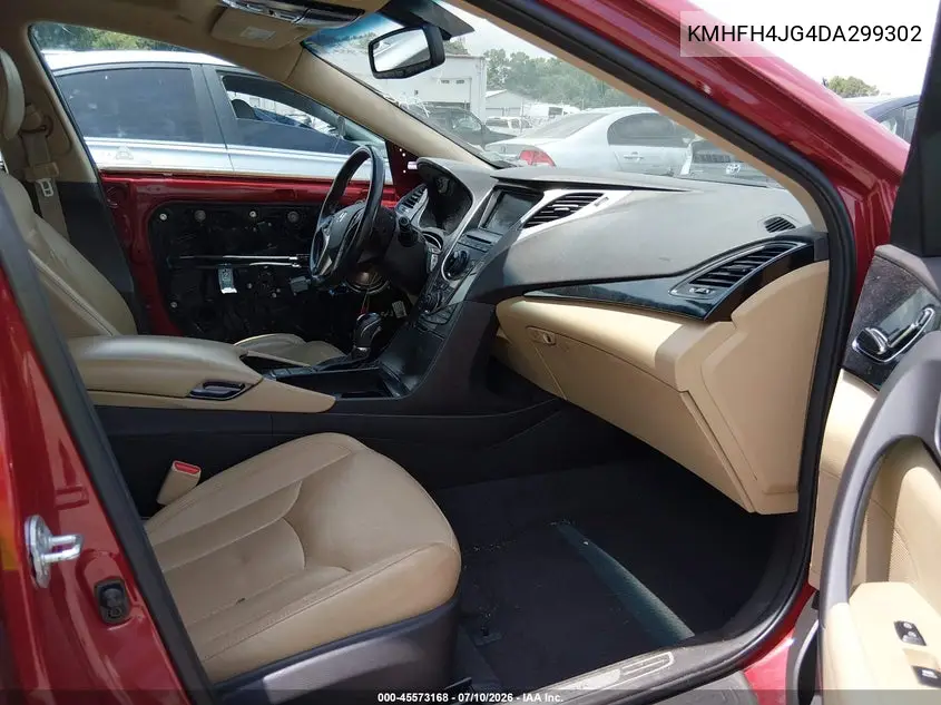 2013 Hyundai Azera VIN: KMHFH4JG4DA299302 Lot: 45573168