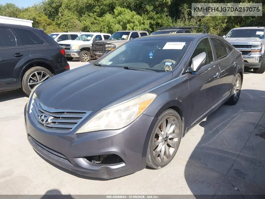 2013 Hyundai Azera VIN: KMHFH4JG7DA217076 Lot: 45580043