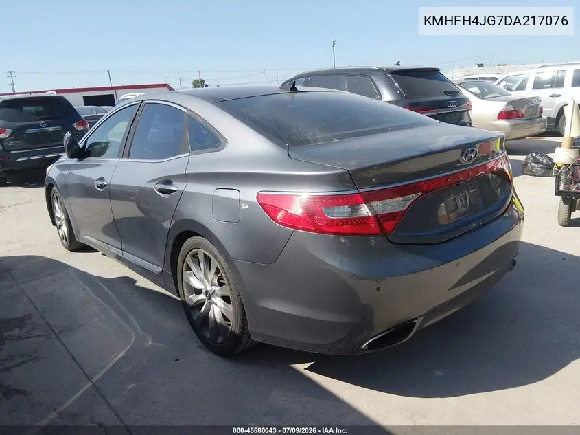 2013 Hyundai Azera VIN: KMHFH4JG7DA217076 Lot: 45580043