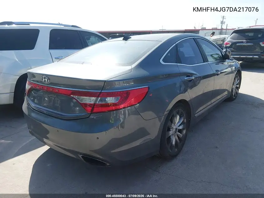 2013 Hyundai Azera VIN: KMHFH4JG7DA217076 Lot: 45580043