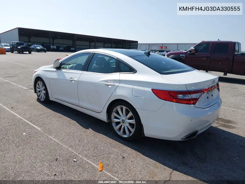 2013 Hyundai Azera VIN: KMHFH4JG3DA330555 Lot: 45612557