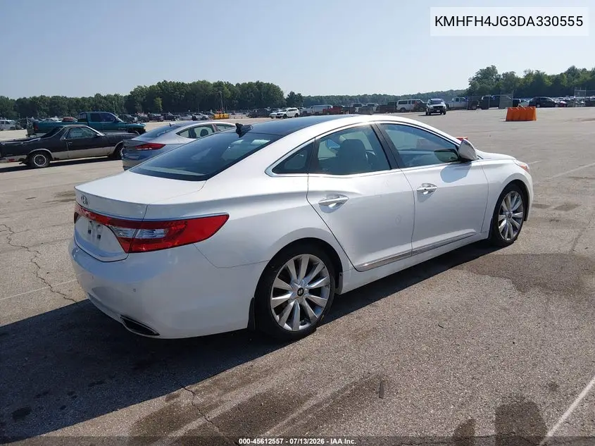 2013 Hyundai Azera VIN: KMHFH4JG3DA330555 Lot: 45612557