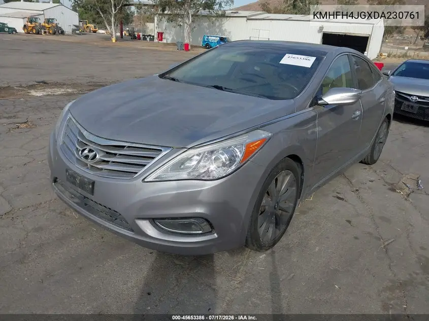 2013 Hyundai Azera VIN: KMHFH4JGXDA230761 Lot: 45653386
