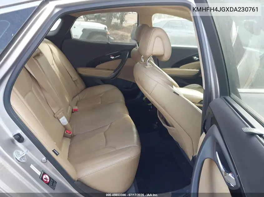 2013 Hyundai Azera VIN: KMHFH4JGXDA230761 Lot: 45653386