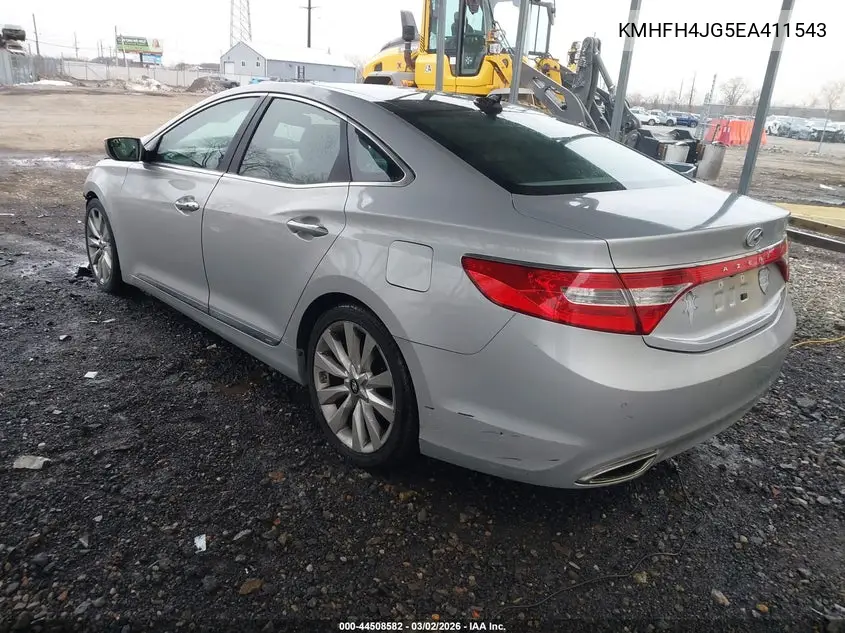 2014 Hyundai Azera Limited VIN: KMHFH4JG5EA411543 Lot: 44508582