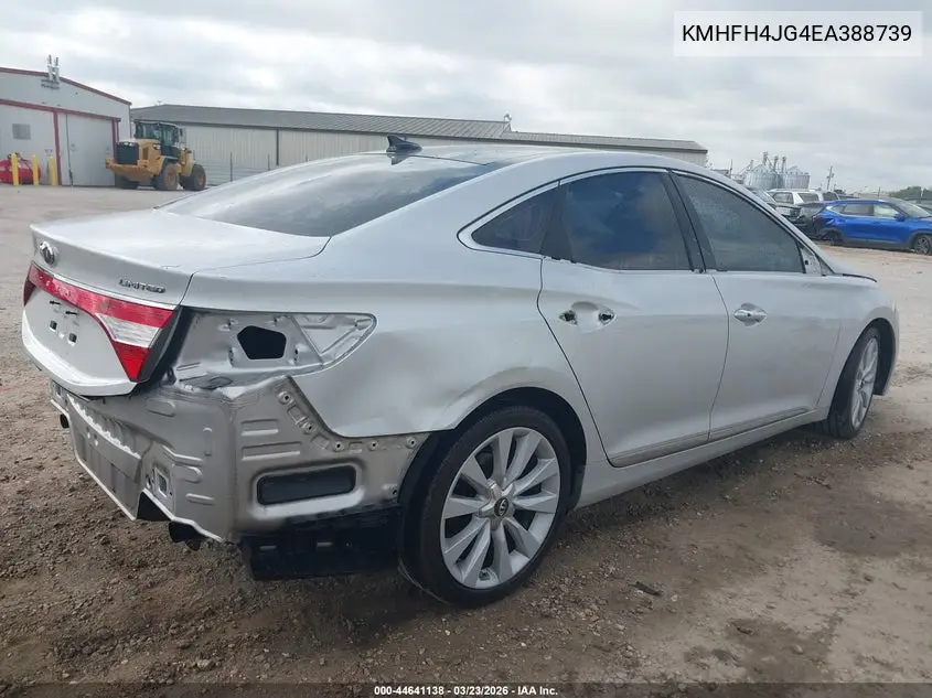 2014 Hyundai Azera Limited VIN: KMHFH4JG4EA388739 Lot: 44641138
