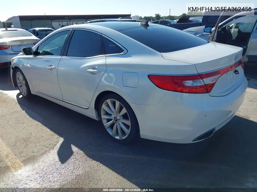 2014 Hyundai Azera Limited VIN: KMHFH4JG5EA362456 Lot: 45083666