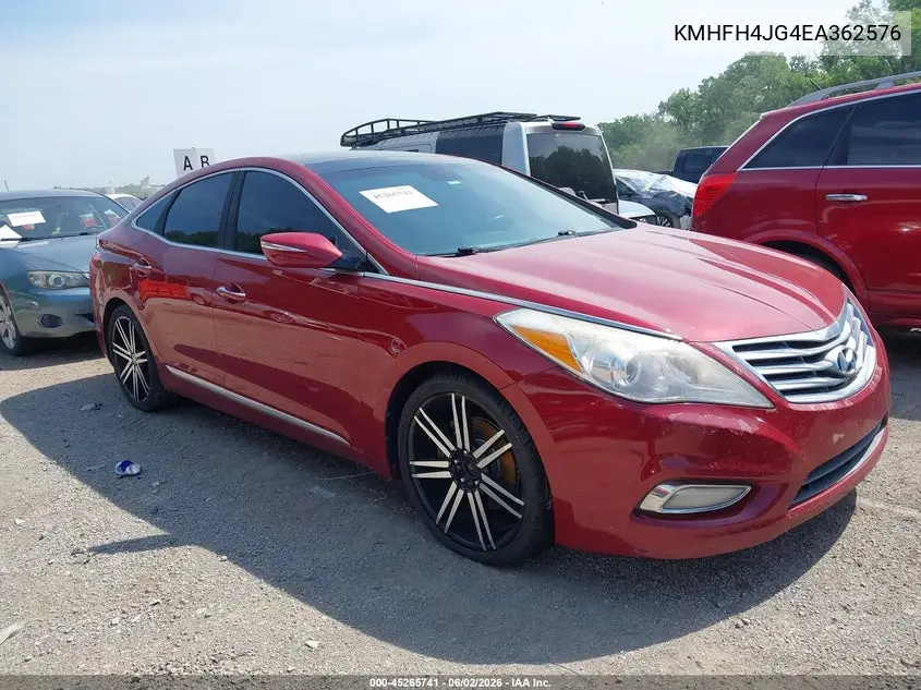 2014 Hyundai Azera Limited VIN: KMHFH4JG4EA362576 Lot: 45265741