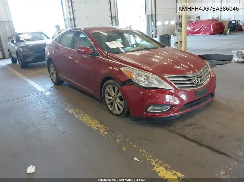 2014 Hyundai Azera Limited VIN: KMHFH4JG7EA386046 Lot: 45397739