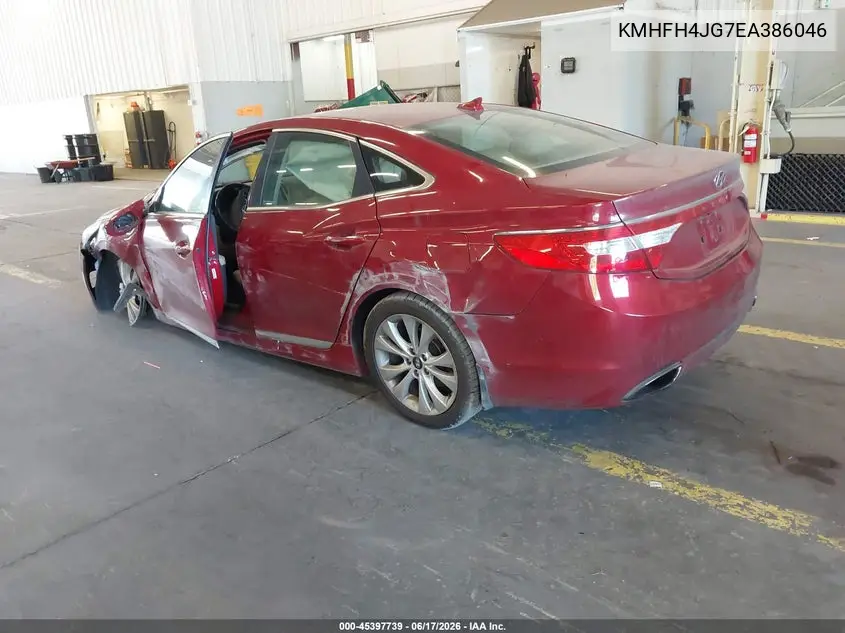 2014 Hyundai Azera Limited VIN: KMHFH4JG7EA386046 Lot: 45397739