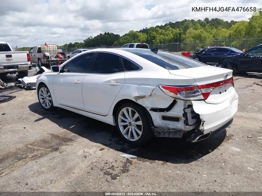 2015 Hyundai Azera Limited VIN: KMHFH4JG4FA476658 Lot: 45162813