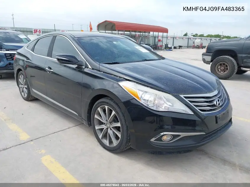 2015 Hyundai Azera VIN: KMHFG4JG9FA483365 Lot: 45276543