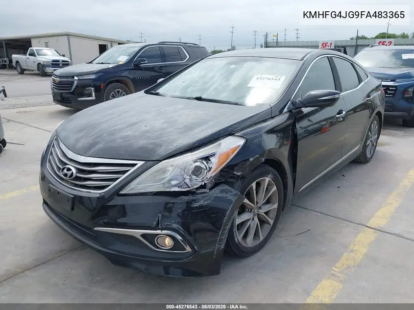 2015 Hyundai Azera VIN: KMHFG4JG9FA483365 Lot: 45276543