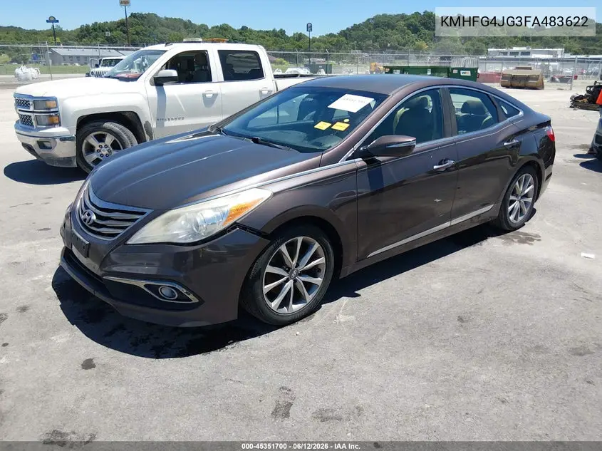 2015 Hyundai Azera VIN: KMHFG4JG3FA483622 Lot: 45351700