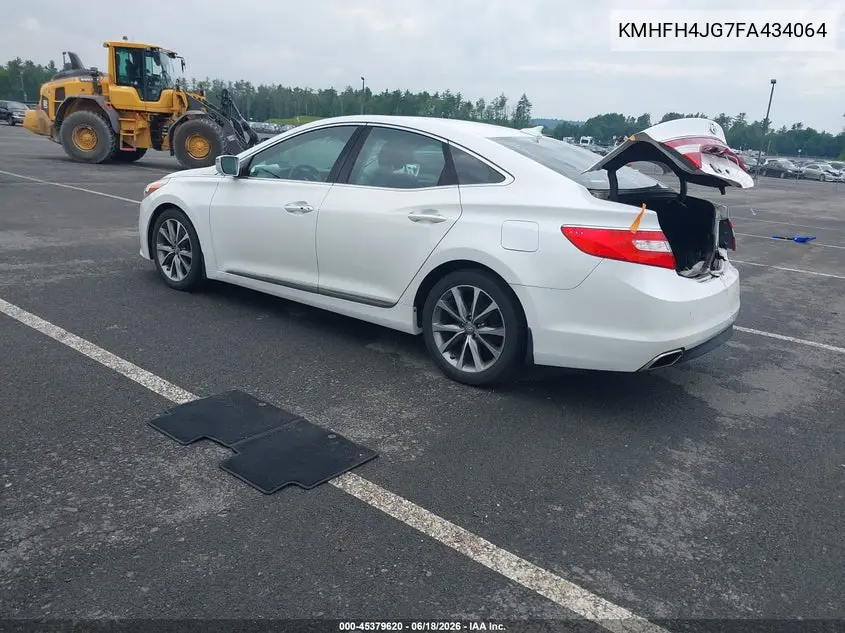 2015 Hyundai Azera VIN: KMHFH4JG7FA434064 Lot: 45379620