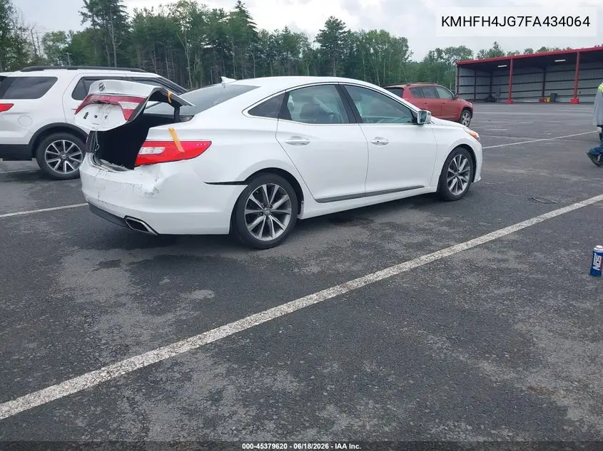 2015 Hyundai Azera VIN: KMHFH4JG7FA434064 Lot: 45379620