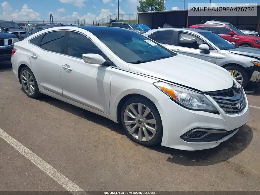 2015 Hyundai Azera Limited VIN: KMHFH4JG9FA476736 Lot: 45547403