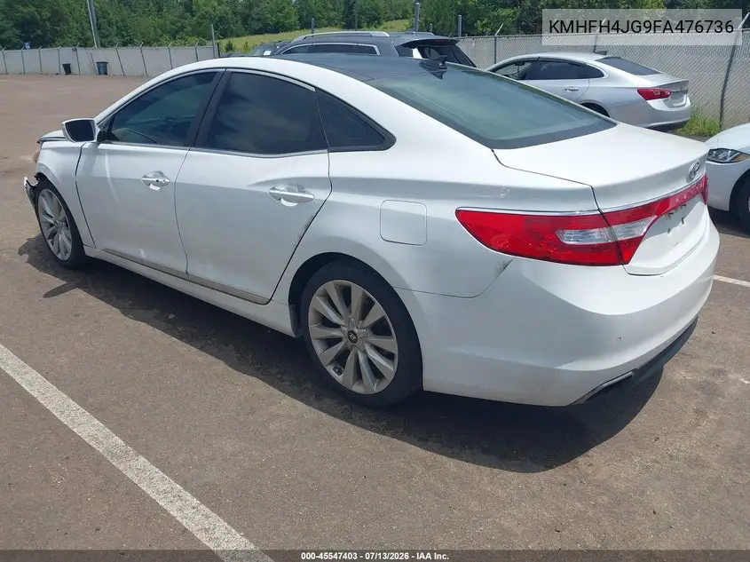 2015 Hyundai Azera Limited VIN: KMHFH4JG9FA476736 Lot: 45547403