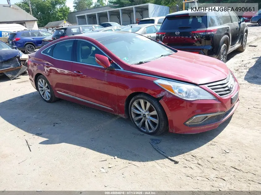 2015 Hyundai Azera Limited VIN: KMHFH4JG8FA490661 Lot: 45594616