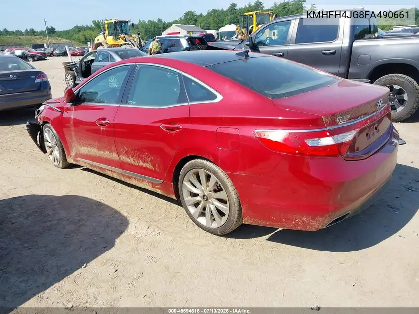 2015 Hyundai Azera Limited VIN: KMHFH4JG8FA490661 Lot: 45594616
