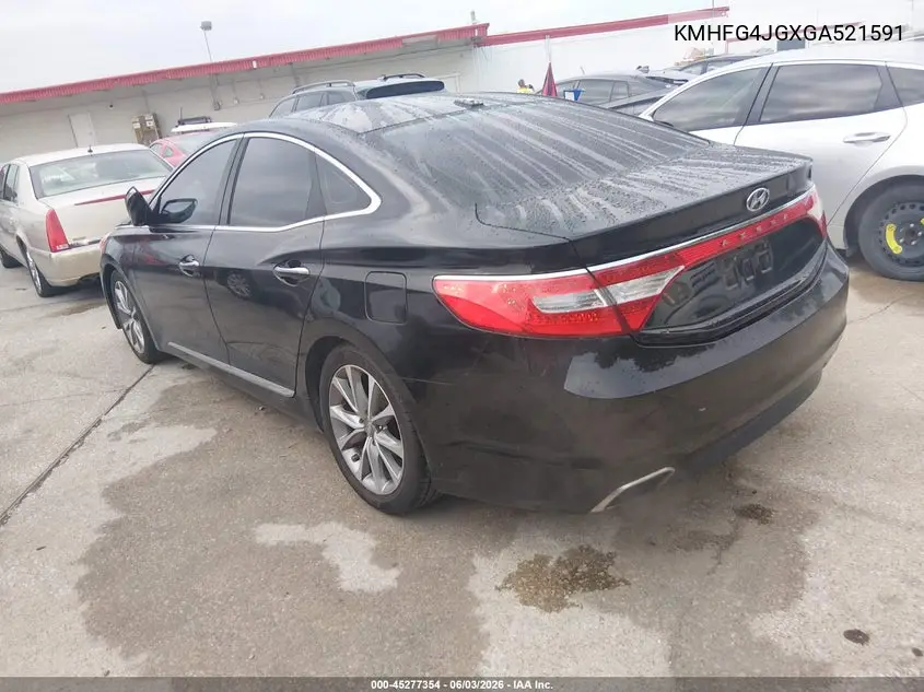 2016 Hyundai Azera VIN: KMHFG4JGXGA521591 Lot: 45277354